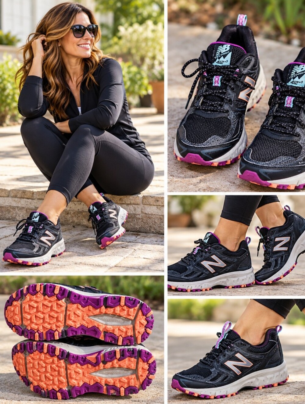 New Balance 412 v3 Women’s Trail Sneakers – Size 8